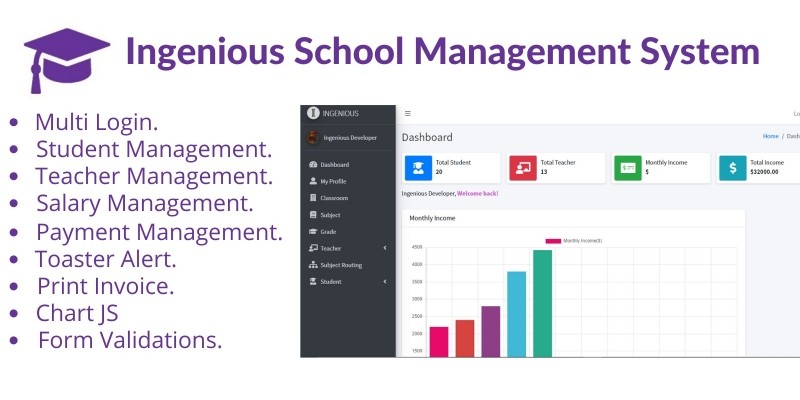 Ingenious School Management System 2