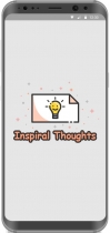 Inspiral Thoughts Mobile App PSD Screenshot 1