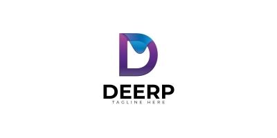 Deerp Letter D Logo
