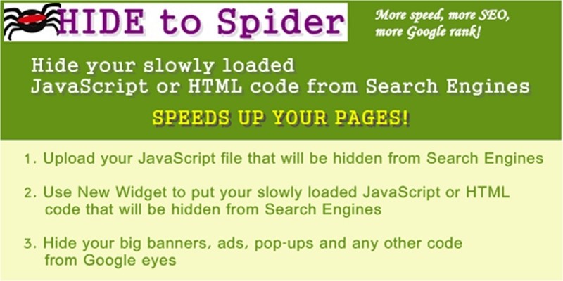 Hide To Spider WordPress plugin