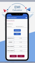EMI Calculator - Android Source Code Screenshot 2