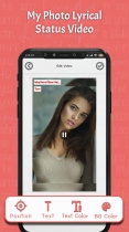 My Photo Lyrical Video Status Maker - Android App Screenshot 6
