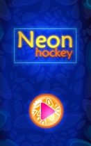 Neon Air Hockey - Unity Project Screenshot 1