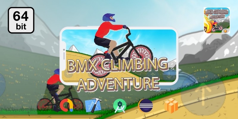  BMX Climbing Adventure  - Buildbox Template