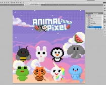 Animal Jump Pixel 64 bit - Buildbox Template Screenshot 3