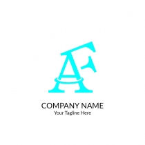 Letter AF Logo Screenshot 1
