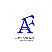Letter AF Logo Screenshot 4