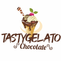 Tasty Gelato Ice Cream Logo