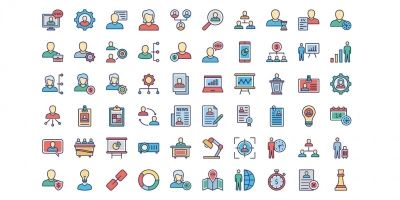 Human Resources Vector Icons
