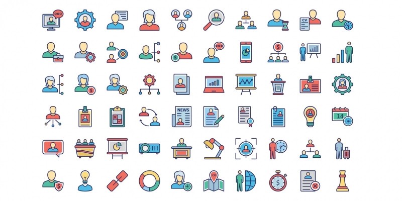 Human Resources Vector Icons