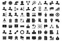 Human Resources Vector Icons Screenshot 2