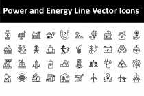 Power and Energy Line Icons Screenshot 1