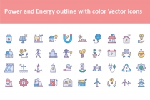 Power and Energy Line Icons Screenshot 2