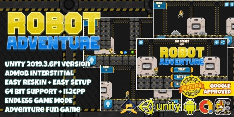 Robot Adventure - Complete Unity3D Project