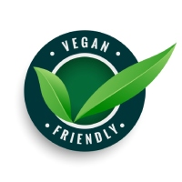 Vegan Logo Vector EPS file