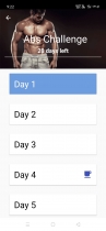 28 Day Men Fitness Workout Challenge - Android Screenshot 6