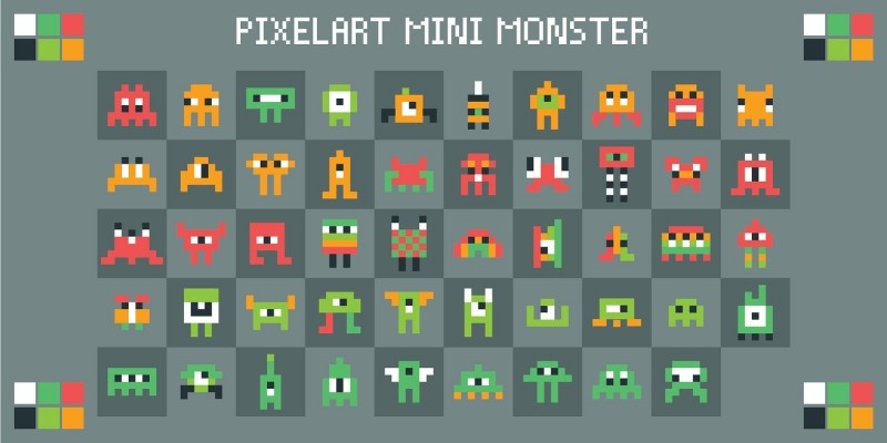 Pixelart Mini Monster