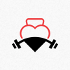 Fitness Love Logo Template