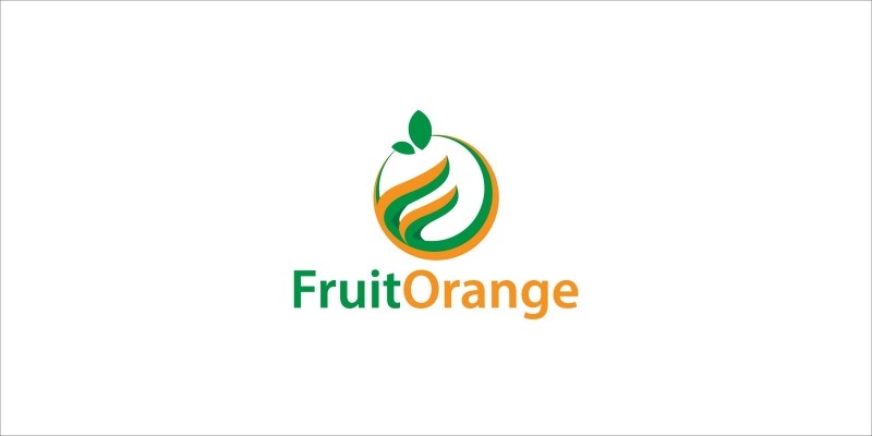 Fruit Orange Logo