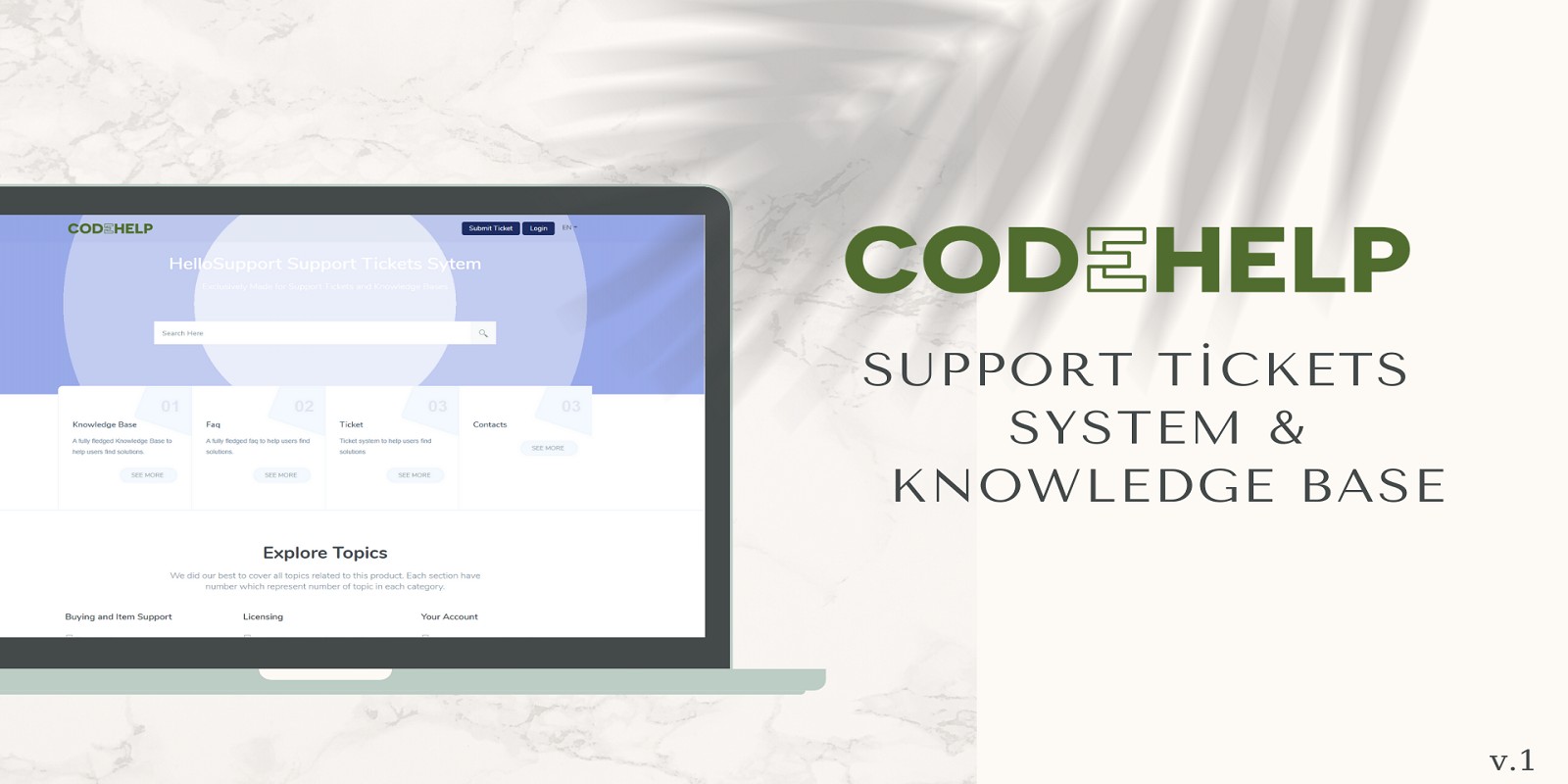 CodeHelp - Support Tickets System