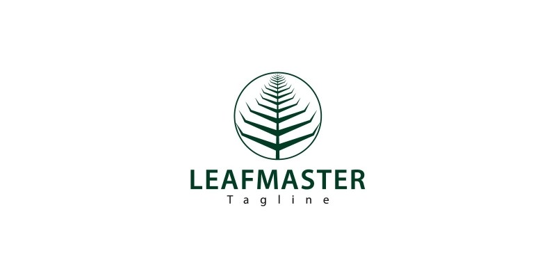 Minimalist Leaf Logo