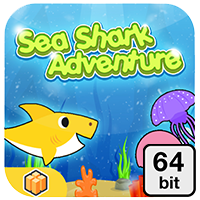 Sea Shark Adventur 64 bit - Buildbox Template