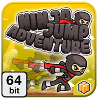 Ninja Jump 64 bit - Buildbox Template