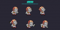 Male Zombie 2D Game Character Sprites 02 Screenshot 2