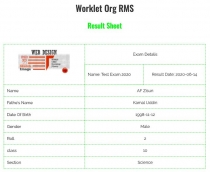 Worklet Org - Result Management System Script Screenshot 2