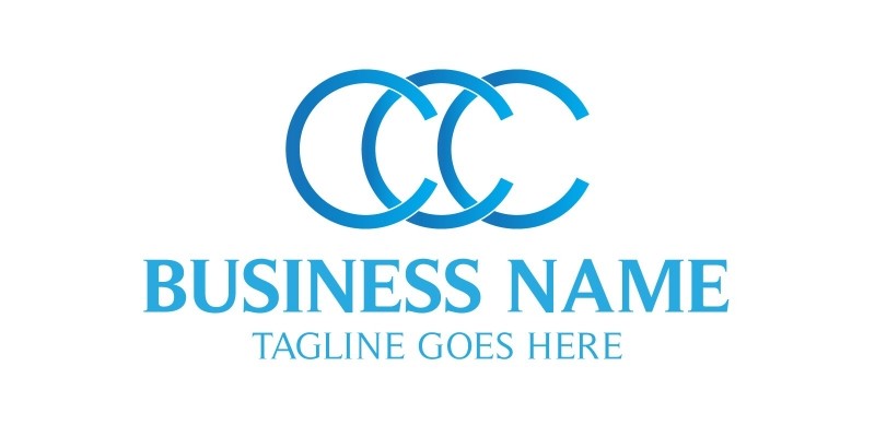 Three C Letter Logo 
