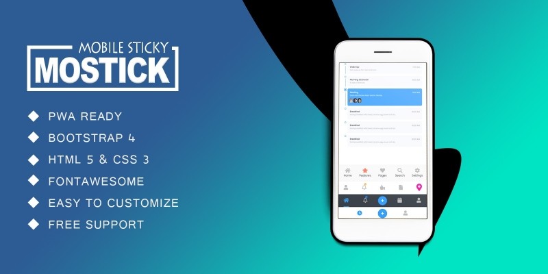 Mostick - Mobile Sticky Navbar