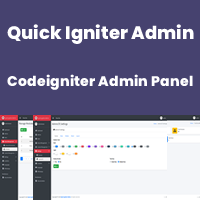 Quick Igniter Admin - CodeIgniter Admin Panel