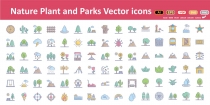4 Style Of Nature Plant And Park Icons Screenshot 1