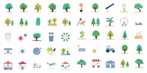 4 Style Of Nature Plant And Park Icons Screenshot 3