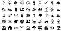 4 Style Of Nature Plant And Park Icons Screenshot 5