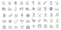4 Style Of Nature Plant And Park Icons Screenshot 7