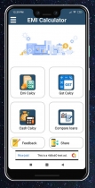 EMI Calculator and GST Calculator - Android App Screenshot 1