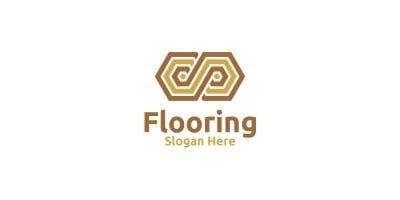 Flooring Parquet Wooden Logo 