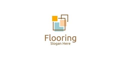 Flooring Parquet Wooden Logo