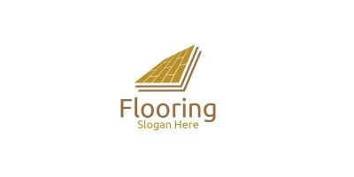 Flooring Parquet Wooden Logo