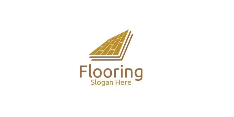 Flooring Parquet Wooden Logo