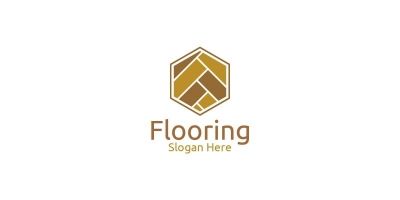 Flooring Parquet Wooden Logo