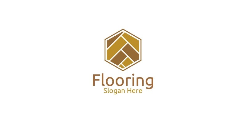 Flooring Parquet Wooden Logo