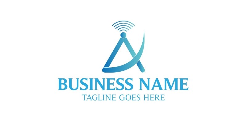 A Letter 4G Network Logo