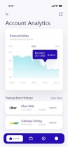 Finance Wallet App UI Kit Screenshot 1