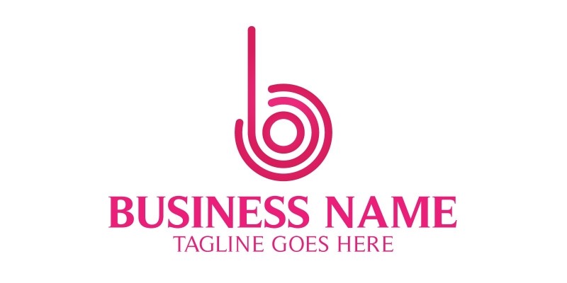 Be lines B Letter Logo 