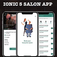 Ionic 5 Salon App Complete With Admin And User App
