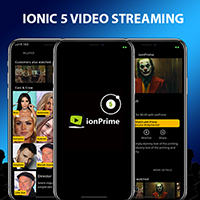 Ionic 5 Video Streaming App template