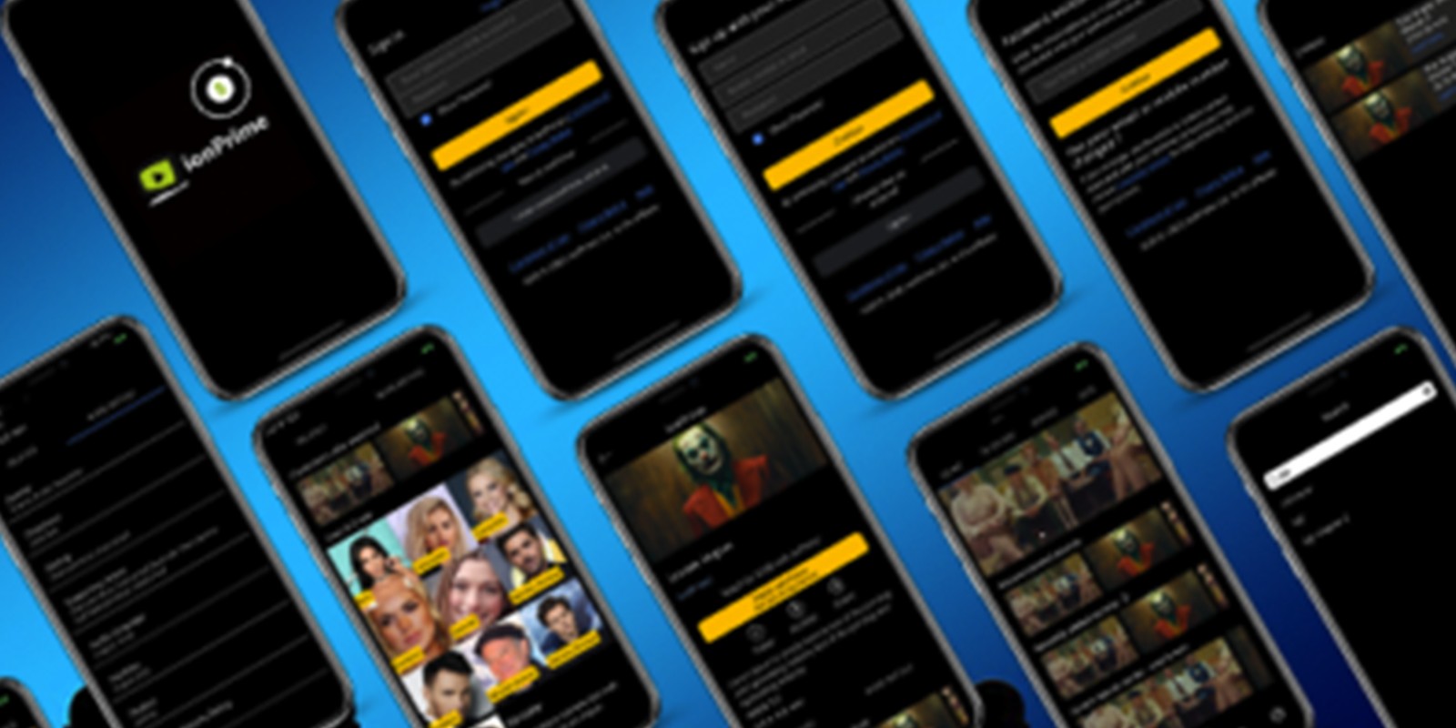 Ionic 5 Video Streaming App template