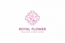 Royal Flower Logo Screenshot 1